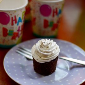 Chocolate Cupcakes with Marshmallow