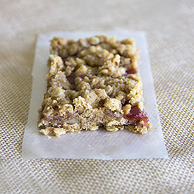 Strawberry Oat Bars