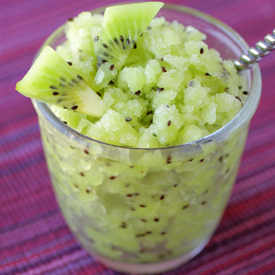 Kiwi & Coconut Water Granita