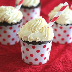 Root Beer Float Cupcakes