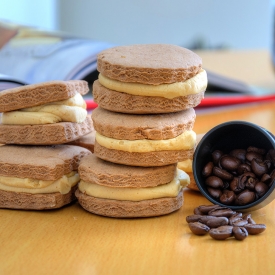 Coffee Custard Creams