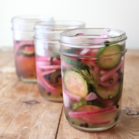 Overnight Sweet Pickles