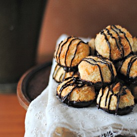 Chocolate + Coconut Macaroons