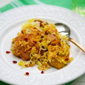 Chicken with Barberries and Rice