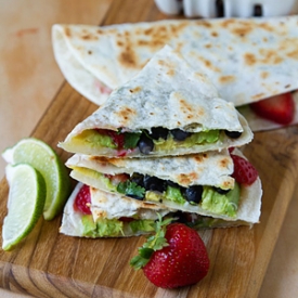 Strawberry Quesadillas