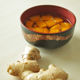 Pumpkin in Ginger Syrup