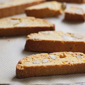 Lemon Curd & Almond Biscotti