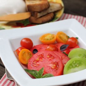 Garden Tomatoes with Vinaigrette