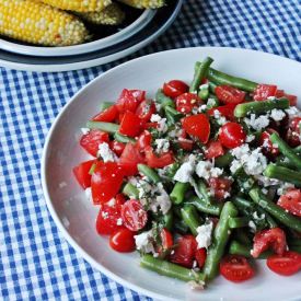 Green Bean + Tomato Summer Salad