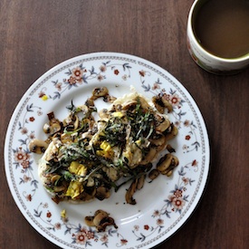 Mushroom English Muffin