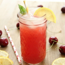 Cherry Vodka Spritzers