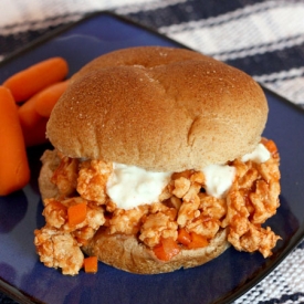 Buffalo Chicken Sloppy Joes