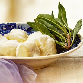 Traditional Polish Plum Dumplings