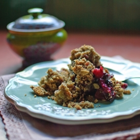 Blackberry and Apple Crumble