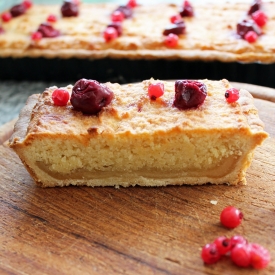 Marzipan Tart with Red Berries