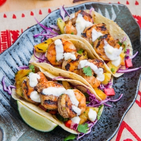 Jerk Shrimp Tacos