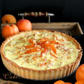 Apricots and Marzipan Tart