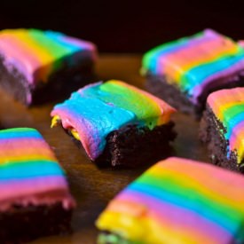 Rainbow Brownies