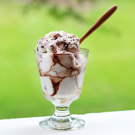 Brownie Fudge Ripple Ice Cream