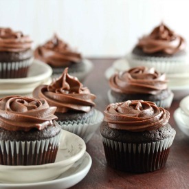 Secret Ingredient Chocolate Cupcake