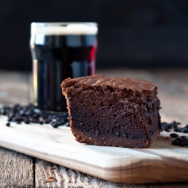 Chocolate Stout Mousse Brownies