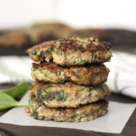 Beef, Millet & Veggie Fritters