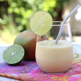 Coconut-Lime Mango Smoothie