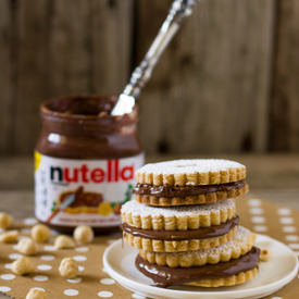 Nutella Sandwich Cookies