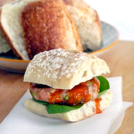 Buffalo Chicken Burgers