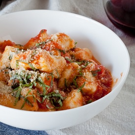 Gnocchi with Tomato Basil Sauce