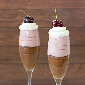 Cherry Neapolitan Mousse