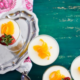 Buttermilk Creamsicle Panna Cotta