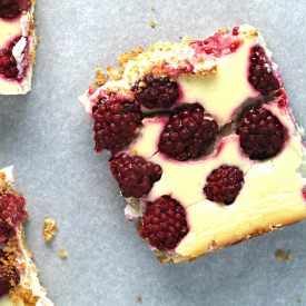 Blackberry Cheesecake Bars