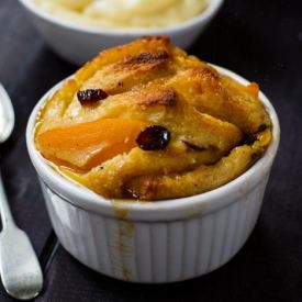 Peach Bread & Butter Pudding