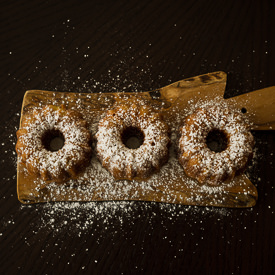 Banana Pineapple Mini Bundt Cakes