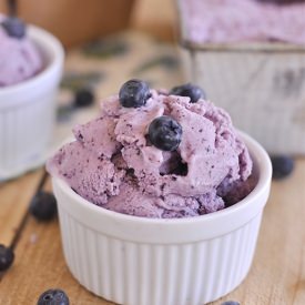 Fresh Blueberry Ice Cream