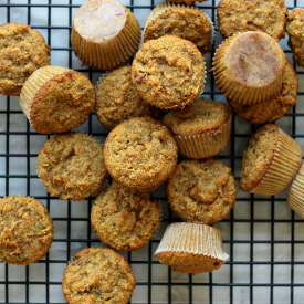 Carrot Zucchini Toddler Muffins