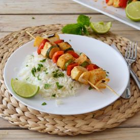 Tofu and Vegetable Skewers