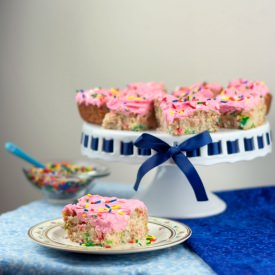 Funfetti Cake Batter Bars