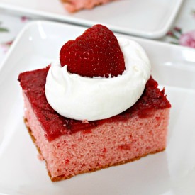 Upside Down Strawberry Cake