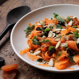 Moroccan Carrot Almond Salad