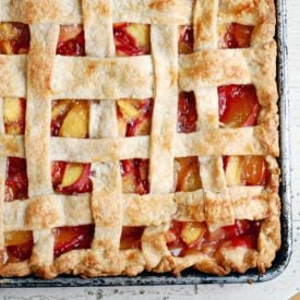 Peach Slab Pie