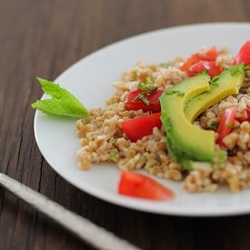 Tomato & Avocado Farro Salad