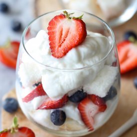 Greek Yogurt Berry Trifle