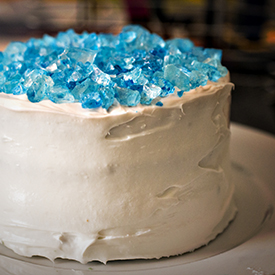 Baking Bad Blue Meth Cake