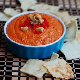 Muhammara (Roasted Red Pepper Dip)