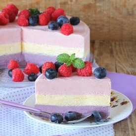 Ice Cream Berry Layer Cake