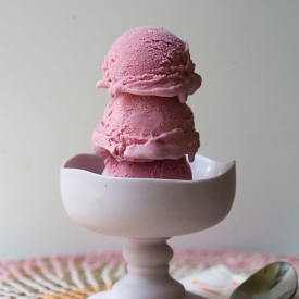 Roasted Plum Ice Cream