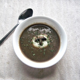 Vegan Cream of Mushroom Soup