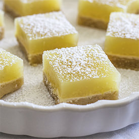 Healthy Lemon Bars